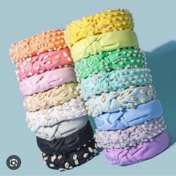 Lele Sadoughi Embellished Purple Headband NWT - Picture 2 of 9